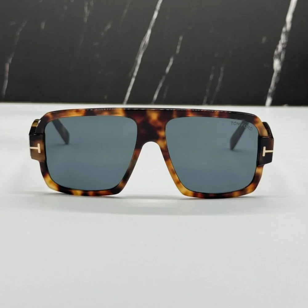 NEW TOM FORD CAMDEN TF933 53V SUNGLASSES MEN HAVANA AVIATOR EYEWEAR FT0933/S